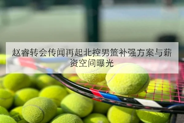 赵睿转会传闻再起北控男篮补强方案与薪资空间曝光